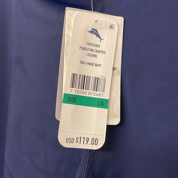 Tommy Bahama rash-guard top with leggings - Picture 3 of 3